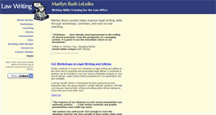 Desktop Screenshot of lawwriting.com